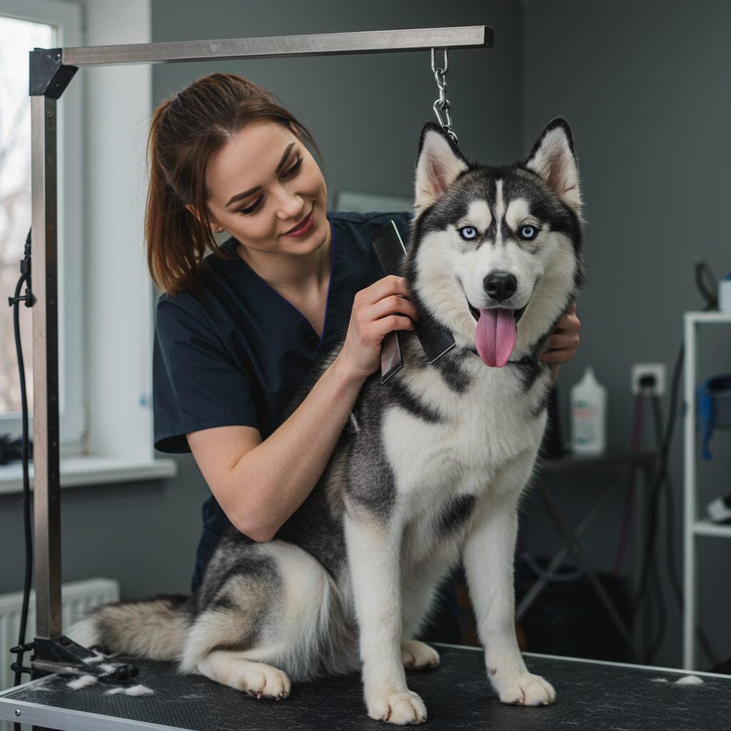 Dog grooming, Spring