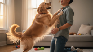 Why do dogs jump on people and seek attention