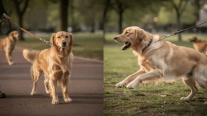 Reactive vs aggressive dog displaying distinct warning signs